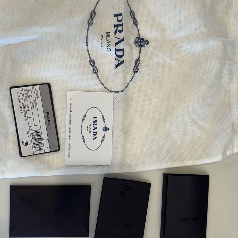 Prada Black Leather Chain Bag - Picture 6 of 6